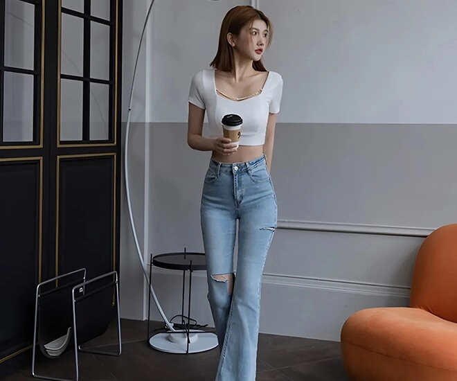 4 kiểu quần jeans hack dáng cực đỉnh cho người thấp tỷ lệ cơ thể chuẩn chỉnh chỉ trong tích tắc