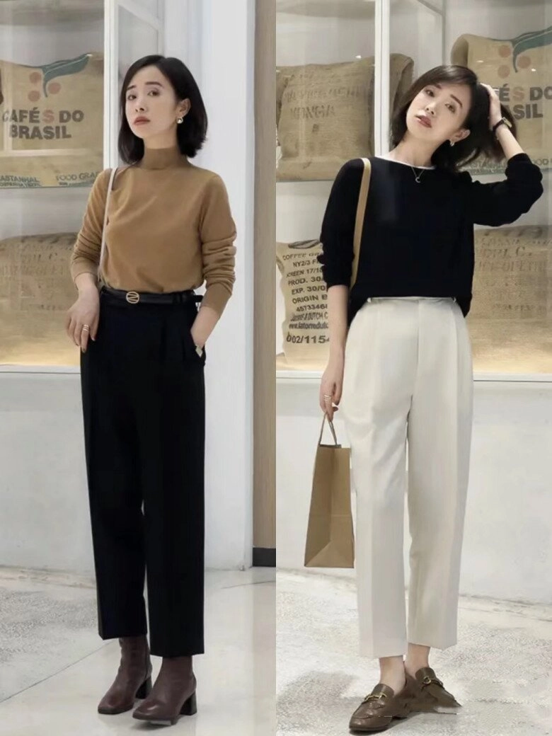 4 kiểu quần phụ nữ 30 mặc đẹp hơn hội gái trẻ chị em chỉ cần một chiếc có thể mặc quanh năm lại độ dáng hiệu quả
