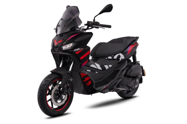 Ae yêu tốc độ chắc chắn mê ngay aprilia sr gt 200 với phiên bản tem cực độc này