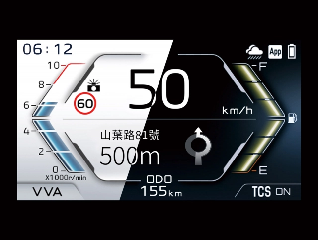 Augur 2025 được yamaha nâng tầm công nghệ đèn lái để thích nghi với mùa mưa
