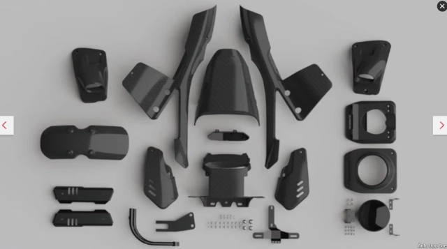 Bộ chuyển đổi yamaha xsr 700 carbon tracker đến từ hoo-bue ở đài loan