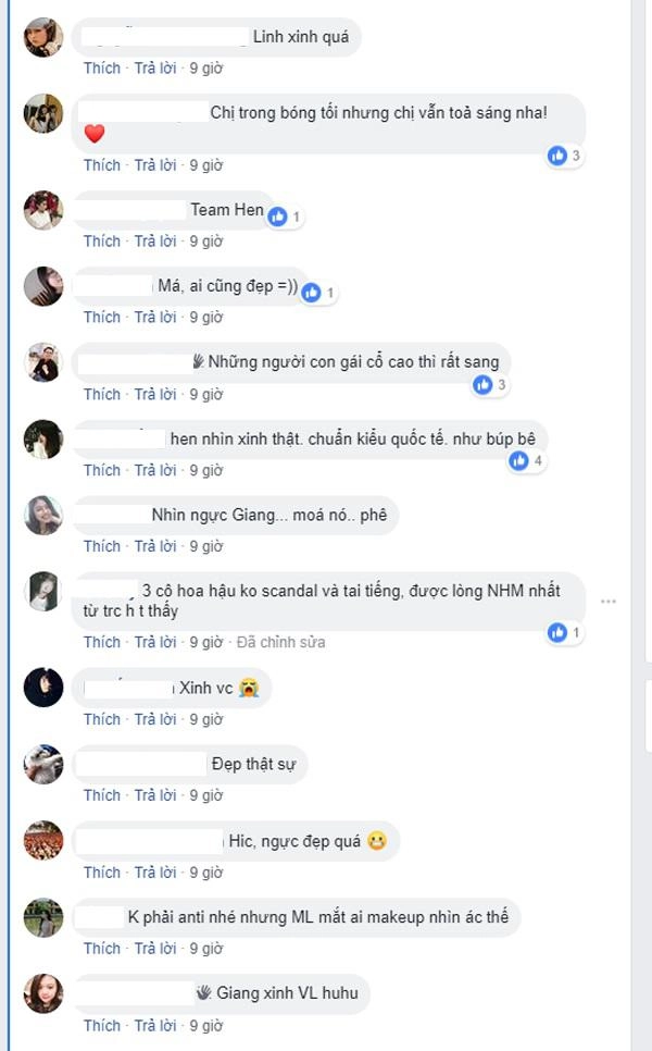 Bức ảnh hot nhất tối qua 3 nàng hậu trong 1 khung hình không ai chịu thua ai phân nào