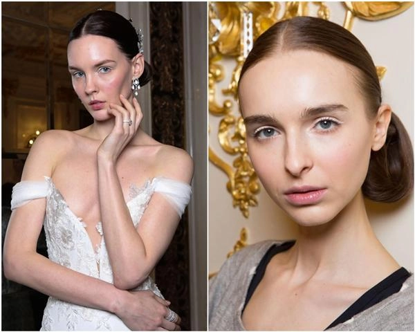 Các cô dâu mùa cưới đều chọn tone make up này tối nay lan khuê cũng không ngoại lệ