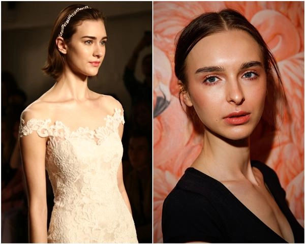 Các cô dâu mùa cưới đều chọn tone make up này tối nay lan khuê cũng không ngoại lệ
