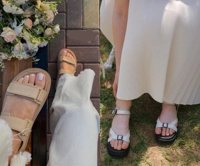 Cách chọn giày sandals chuẩn dáng chân vừa đẹp vừa thon đi hoài không mỏi