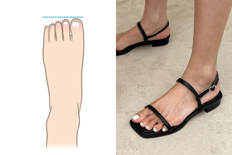 Cách chọn giày sandals chuẩn dáng chân vừa đẹp vừa thon đi hoài không mỏi