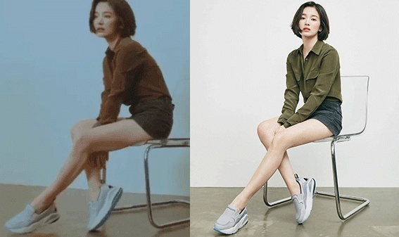 Chân thô vốn rõ như ban ngày song hye kyo photoshop làm gì để dân tình bóc mẽ thế này