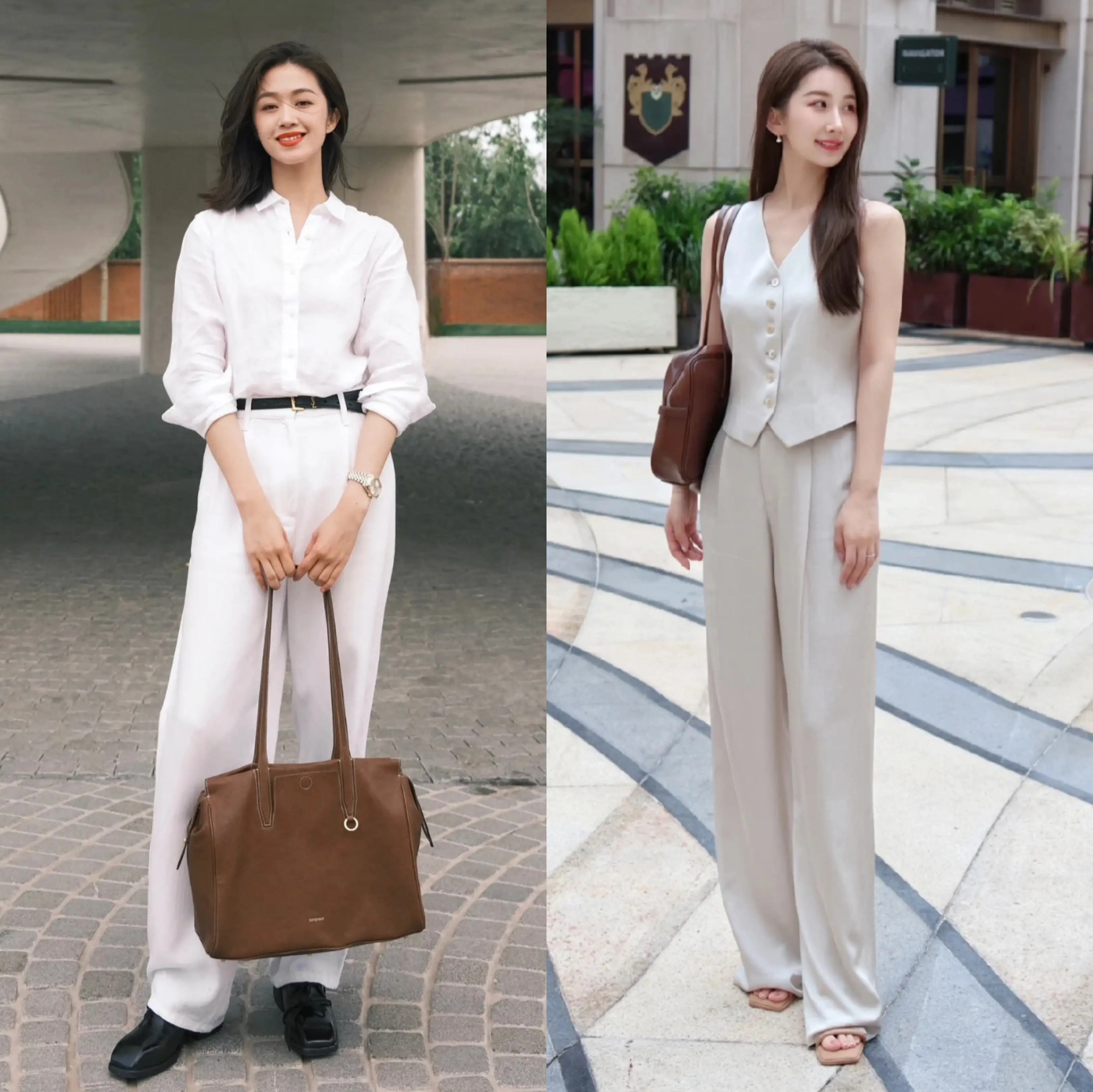 Chỉ cần một chiếc quần thần thánh này phụ nữ 40 mặc với sơ mi hay áo phông đều trông như tổng tài