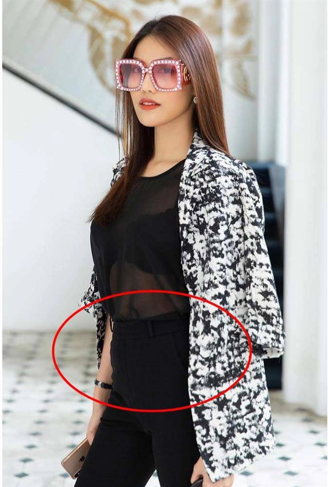 Chiếc bụng to tròn rõ rệt cộng đồng mạng cho rằng lan khuê đã có bầu với chồng đại gia