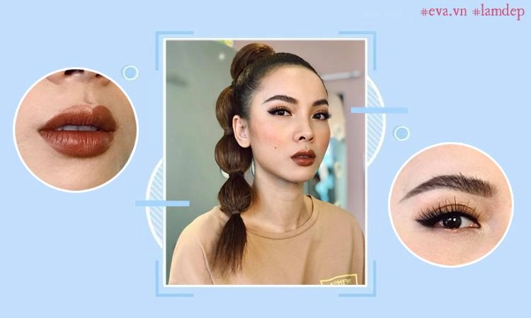 Cùng buộc tóc cao lý nhã kỳ xinh đẹp sang trọng kỳ duyên cứng đơ vì thiếu đánh khối