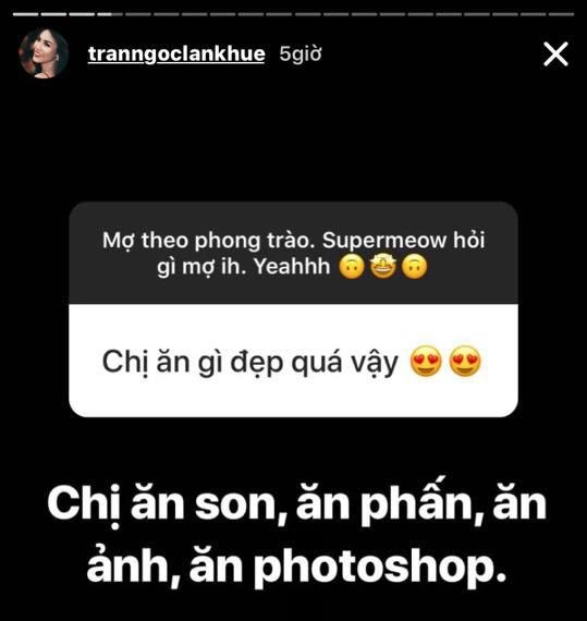 Cũng trả lời làm sao để đẹp lan khuê được khen phạm hương gặp phản ứng