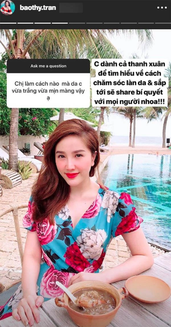 Cũng trả lời làm sao để đẹp lan khuê được khen phạm hương gặp phản ứng