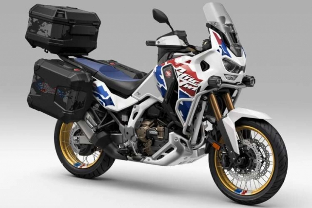 Cùng xem honda crf1100l africa twin 2025 mới sở hữu đồ họa tham chiếu từ quá khứ