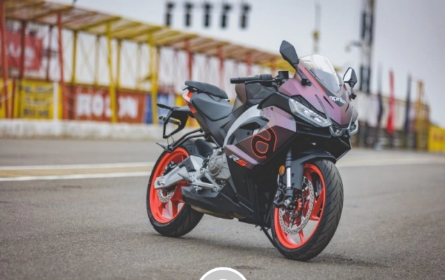 Danh sách phụ kiện chính thức của aprilia rs457 tại ấn độ
