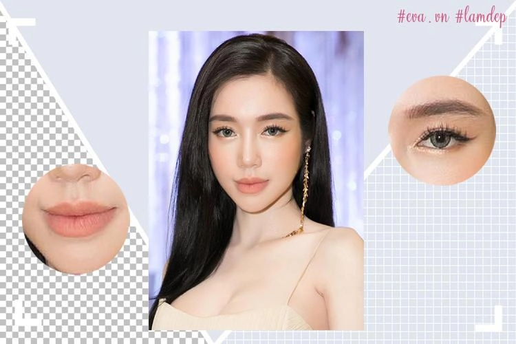 Elly trần trở lại với lông mày đích thực trong khi đó lông mày hà anh bỏ chủ đi chơi