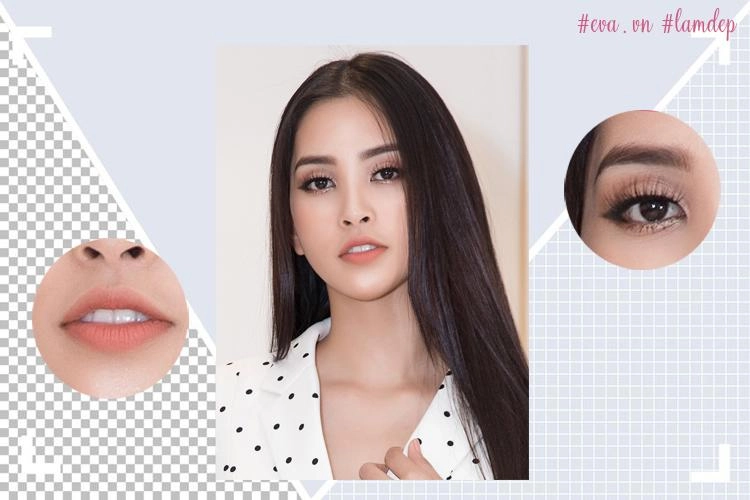 Elly trần trở lại với lông mày đích thực trong khi đó lông mày hà anh bỏ chủ đi chơi