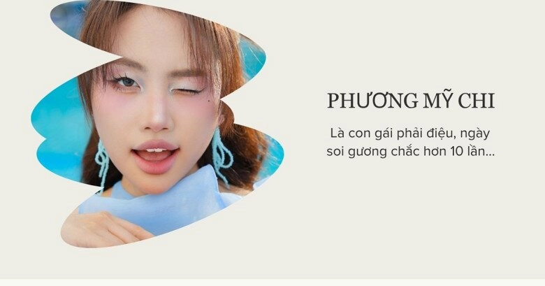 em xinh phương mỹ chi chia sẻ soi gương 10 lần mỗi ngày là con gái phải điệu