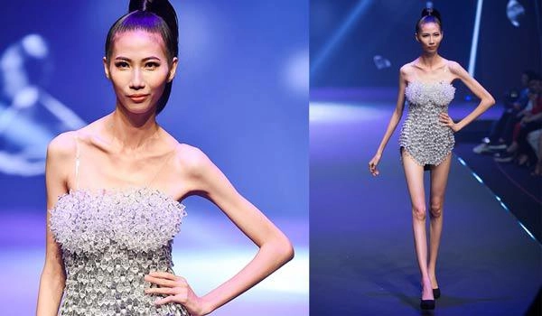 Gầy thì đẹp đấy nhưng gầy trơ xương như hương giang cao ngân thì nên xem lại