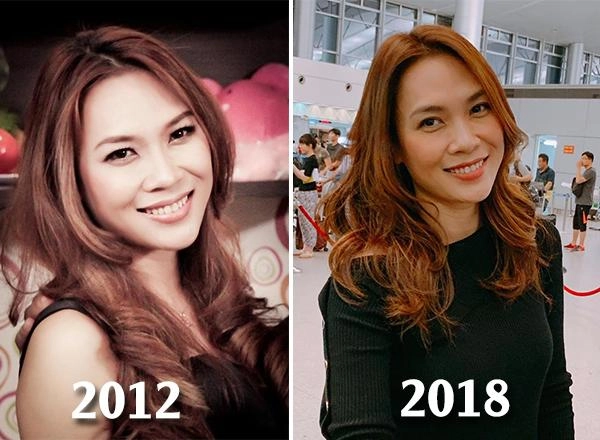 Hai tấm hình chụp cách nhau 6 năm bạn có phân biệt được đâu là mỹ tâm của hiện tại