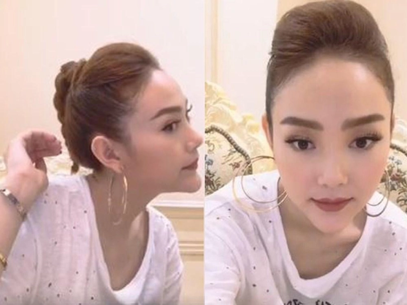 Hết xuất hiện với cằm dài ngoằng minh hằng tiếp tục dính nghi vấn pttm vì quá giống thu thuỷ