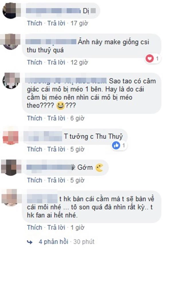 Hết xuất hiện với cằm dài ngoằng minh hằng tiếp tục dính nghi vấn pttm vì quá giống thu thuỷ
