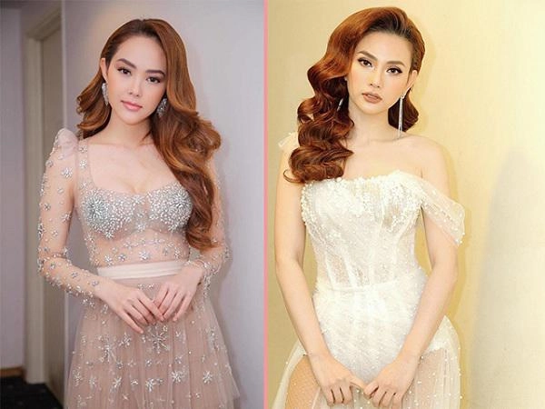 Hết xuất hiện với cằm dài ngoằng minh hằng tiếp tục dính nghi vấn pttm vì quá giống thu thuỷ