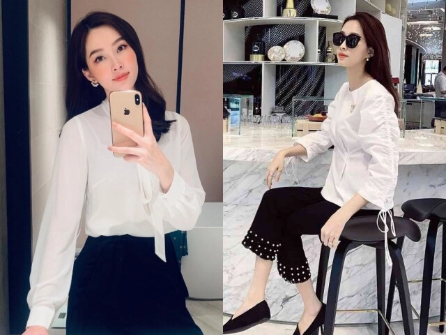 Hoa hậu 3 con lọt top 100 gương mặt đẹp nhất thế giới diện đồ công sở giản dị mà sang có item chỉ vài trăm nghìn
