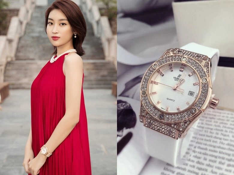 hoa hậu nghèo nhất việt nam từng đeo hồng hồ vài trăm triệu nay có bộ sưu tập gần 10 tỷ đeo món gần 7 tỷ đi bên chồng