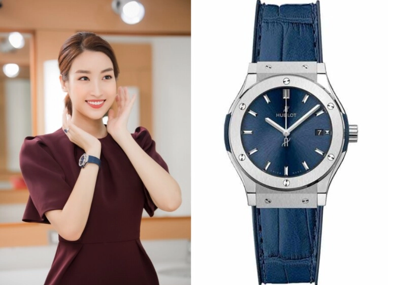 hoa hậu nghèo nhất việt nam từng đeo hồng hồ vài trăm triệu nay có bộ sưu tập gần 10 tỷ đeo món gần 7 tỷ đi bên chồng
