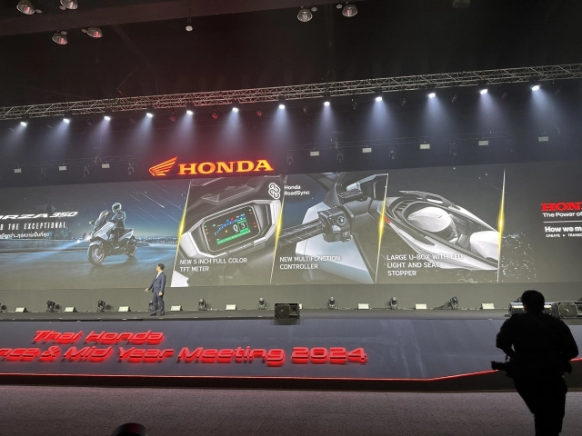 Honda forza 350 2025 đã được cập nhật màn hình tft 5 inch mới