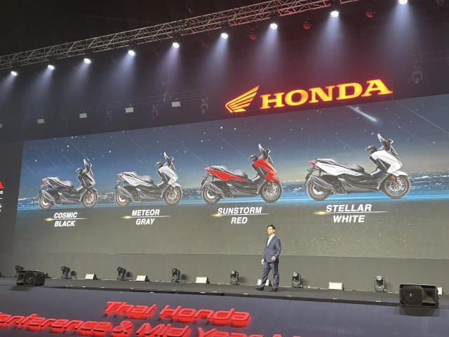 Honda forza 350 2025 đã được cập nhật màn hình tft 5 inch mới