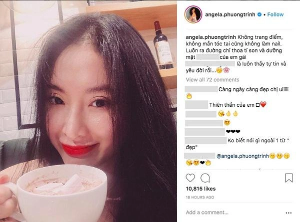 Khoe mặt-mộc-đầy-phấn angela phương trinh tạo ra định nghĩa mới về không trang điểm