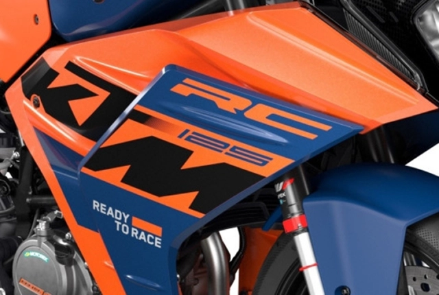 Ktm rc125 2024 sở hữu ngoại hình tuyệt đẹp hoàn toàn ăn đứt yamaha r15