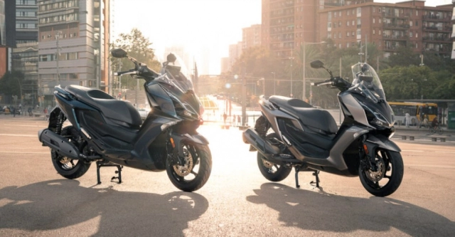 Kymco downtown gt350 2025 lộ diện sẵn sàng cạnh tranh với forza 350 và xmax 300
