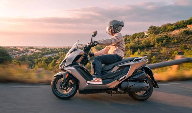 Kymco downtown gt350 2025 lộ diện sẵn sàng cạnh tranh với forza 350 và xmax 300