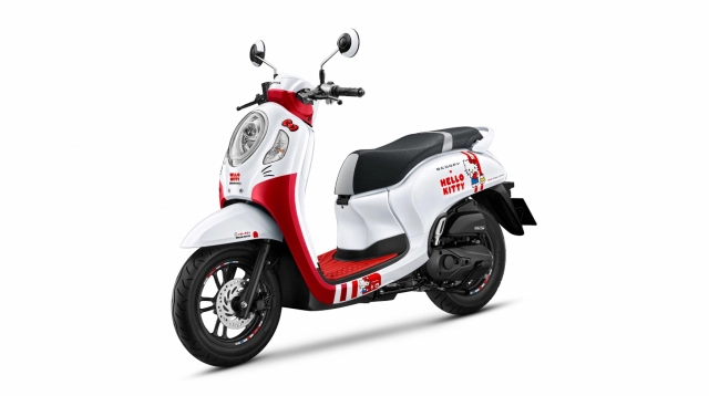 Lộ diện honda scoopy hello kitty limited edition chiều lòng các fan mèo hồng