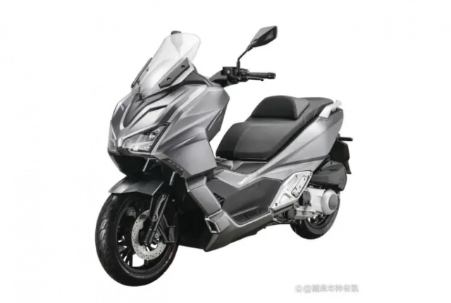 Lộ diện mẫu xe ga phân khối lớn lingchen kloninga 500 hoàn toàn mới