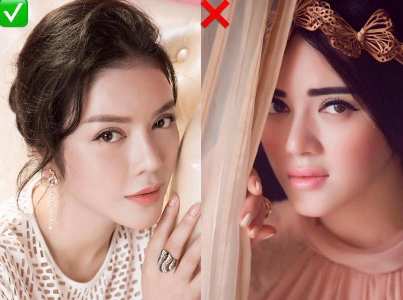 Lỗi kẻ chân mày của sao việt đúng là sai một li đi luôn cả gương mặt