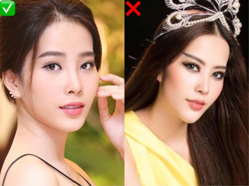 Lỗi kẻ chân mày của sao việt đúng là sai một li đi luôn cả gương mặt