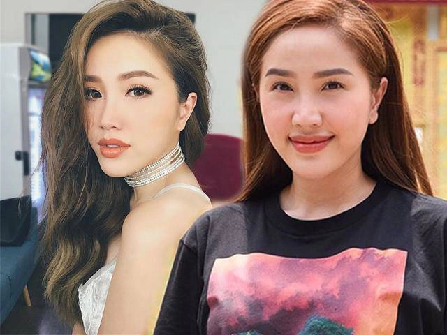Mặc ai thay đổi nhan sắc thất thường minh hằng vẫn giữ cằm nhọn đi qua tháng năm