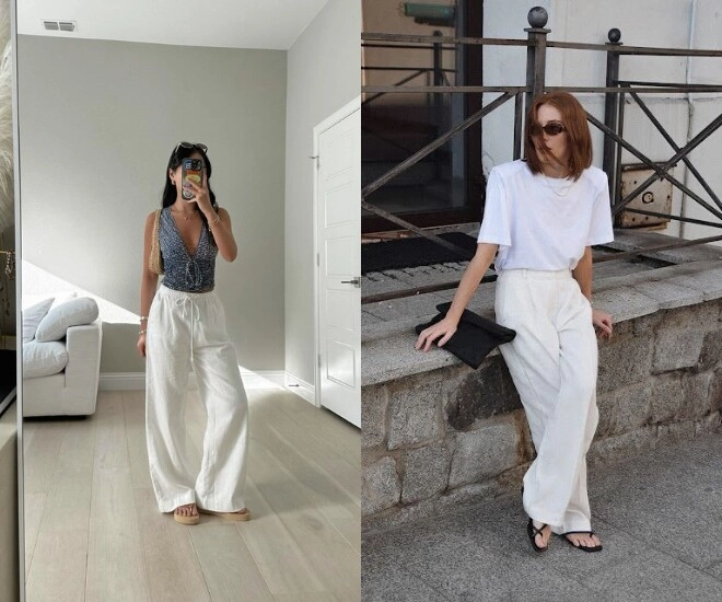 Mặc quần linen trắng mang giày gì cho đậm chất tiểu thư tham khảo ngay 8 mẫu giày này để diện linen đẹp như gái pháp