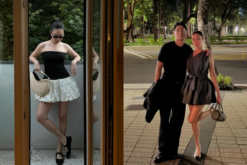 Mẹ ba con đài loan không mặc đồ hiệu không thắt đáy lưng ong vẫn lên đồ siêu cuốn chị em lưu về để hè này lột xác