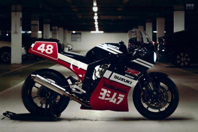 Mê mẩn với suzuki gsxr-r1100 độ tuyệt đẹp đến từ xưởng độ haxch moto
