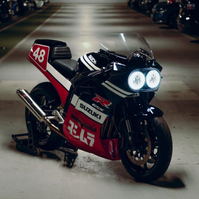 Mê mẩn với suzuki gsxr-r1100 độ tuyệt đẹp đến từ xưởng độ haxch moto