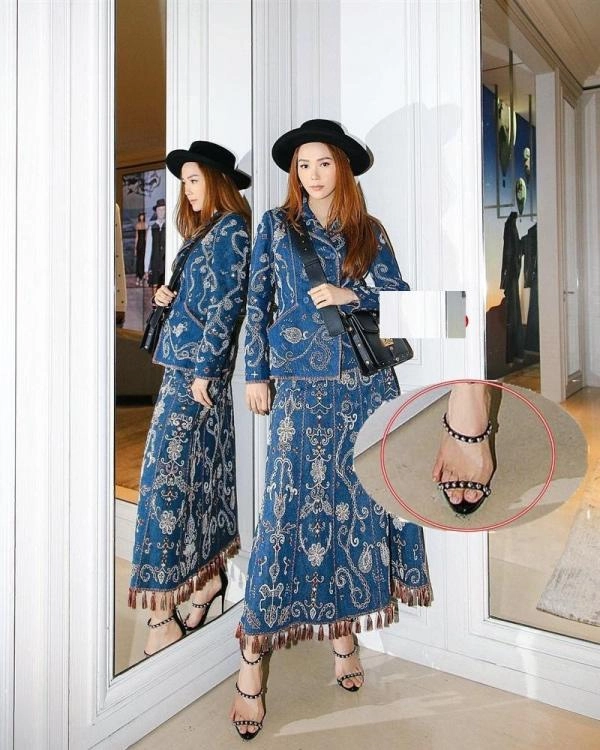 Ngoài chiếc cằm gây hốt hoảng fan còn chú ý khuyết điểm này của minh hằng