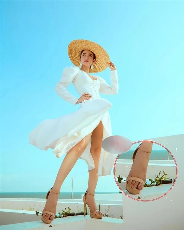 Ngoài chiếc cằm gây hốt hoảng fan còn chú ý khuyết điểm này của minh hằng