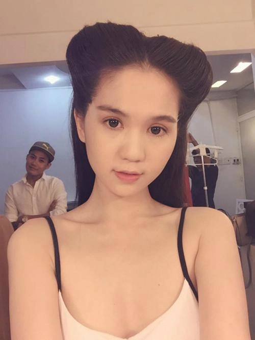 Ngọc trinh có thể thay túi tiền tỉ mỗi ngày nhưng chỉ xin trinh đừng thay đổi mái tóc này
