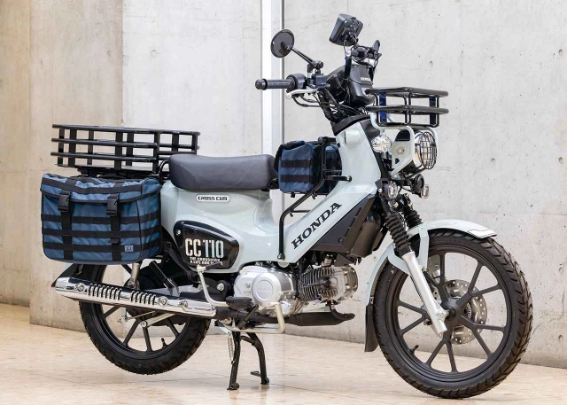 Nhà sản xuất phụ kiện kijima đã làm gì để honda cross cub 110 trở nên khác biệt thế này