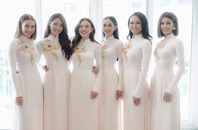 Nhan sắc kẻ 8 lạng người nửa cân của lan khuê và nhã phương ngày về nhà chồng