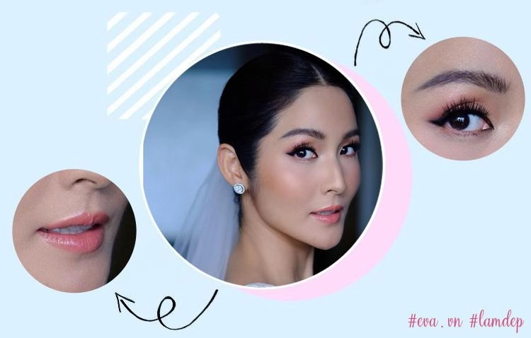 Nhìn quỳnh búp bê mai ngô đụng màu son mới thấy đã dùng tone cam thì đừng đánh mắt đậm